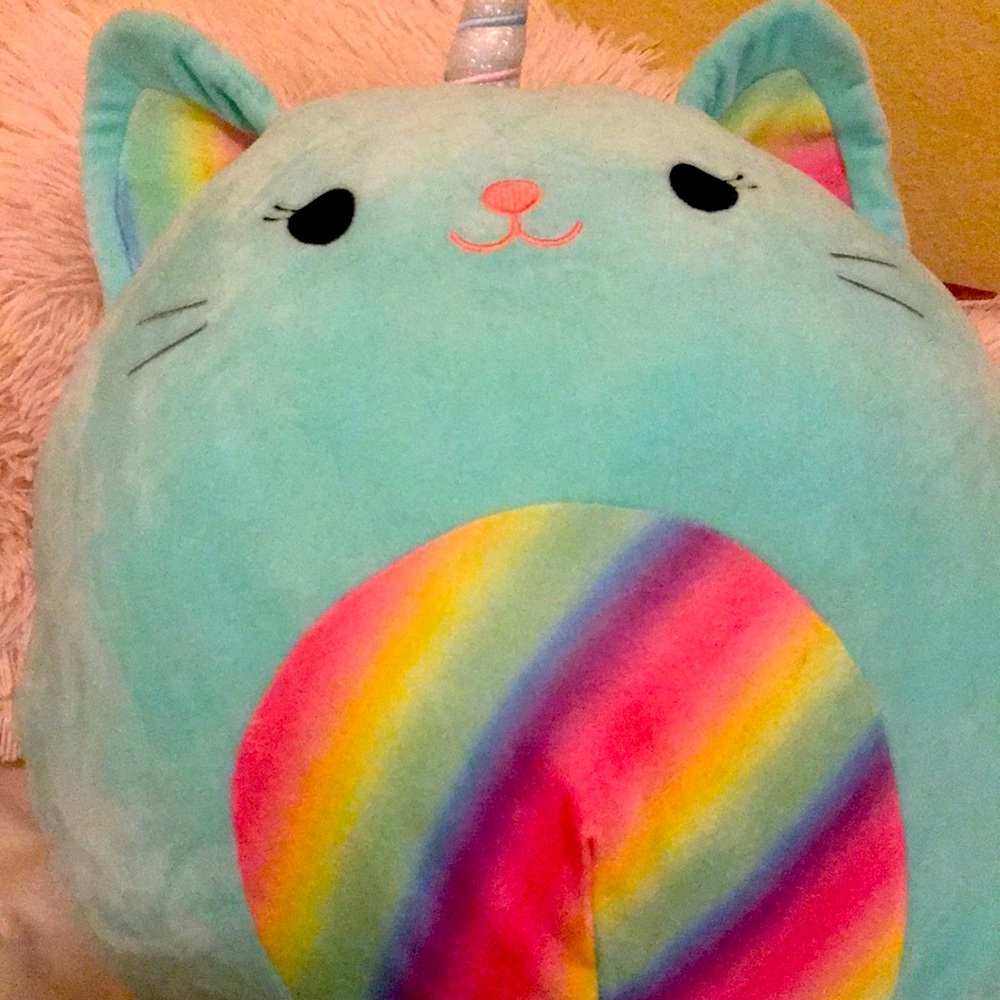 Nicole rainbow cat unicorn squishmallow 12in